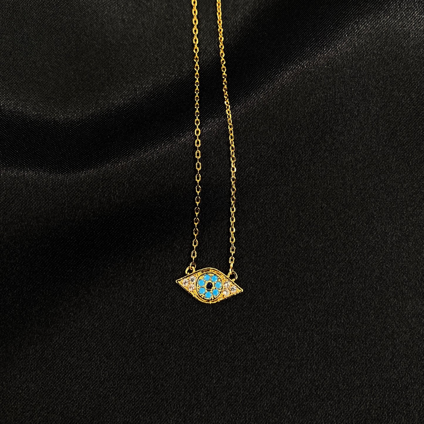 Turquoise Evil Eye Necklace